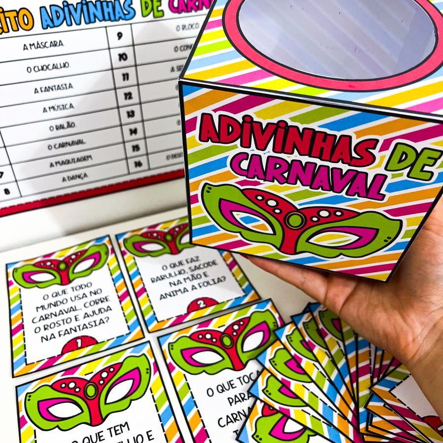 Adivinhas de Carnaval - Carnaval - Pedagogia de Ideias Adivinhas de Carnaval - Carnaval