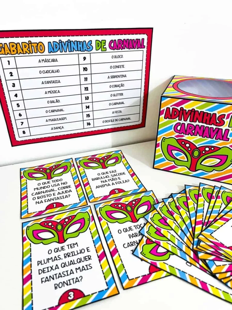 Adivinhas de Carnaval com 16 Fichas — foto 7