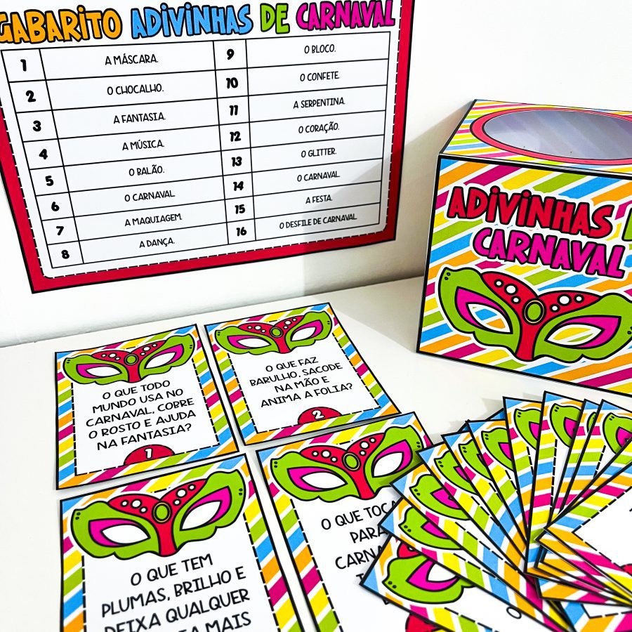 Adivinhas de Carnaval - Carnaval - Pedagogia de Ideias Adivinhas de Carnaval - Carnaval