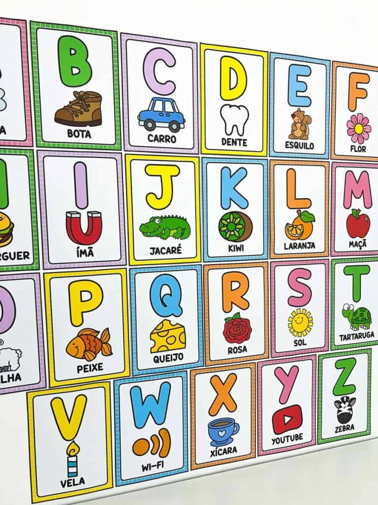 Alfabeto de Parede Ilustrado de A a Z — foto 2