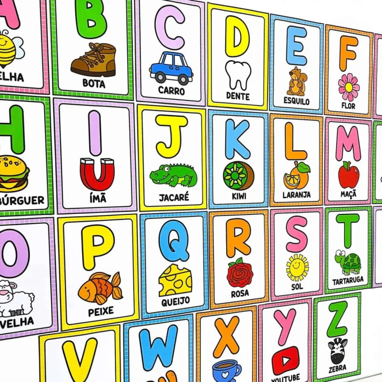 Alfabeto de Parede Ilustrado de A a Z — foto 1