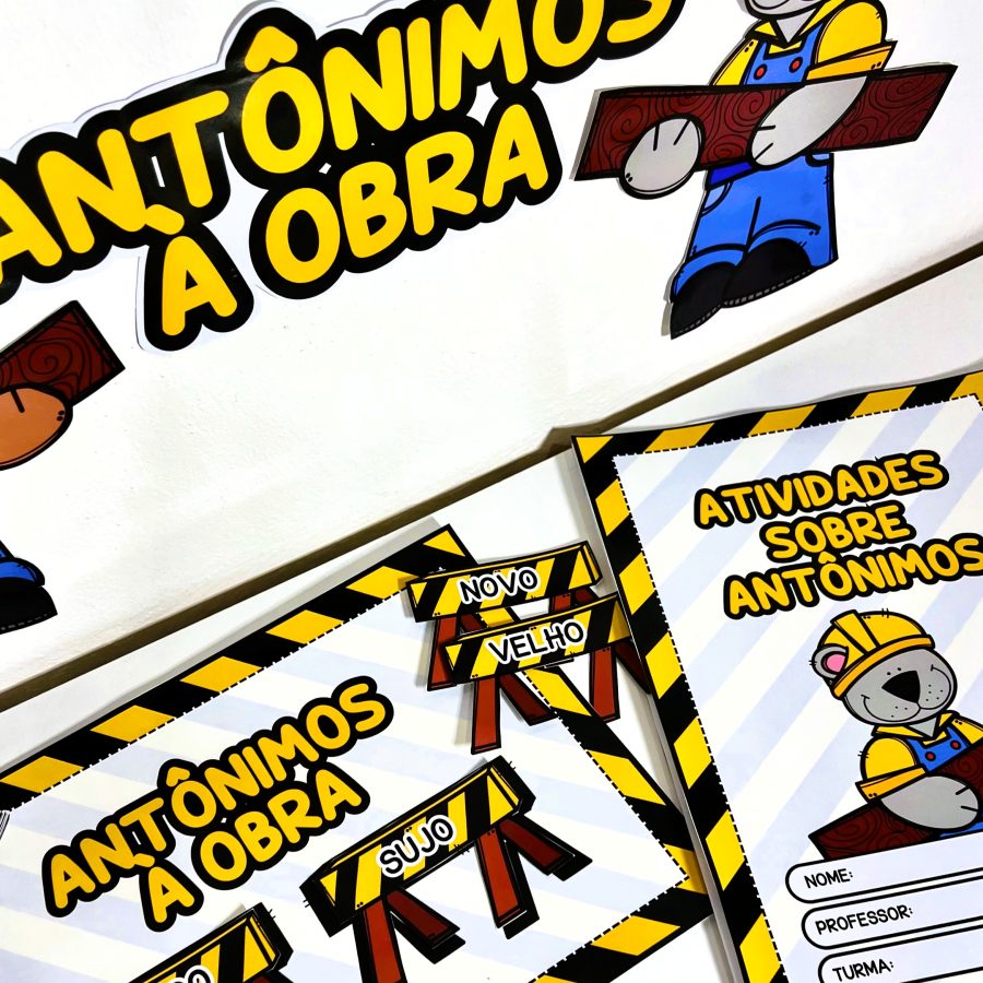 Antônimos à Obra - Língua Portuguesa - Pedagogia de Ideias Antônimos à Obra - Língua Portuguesa