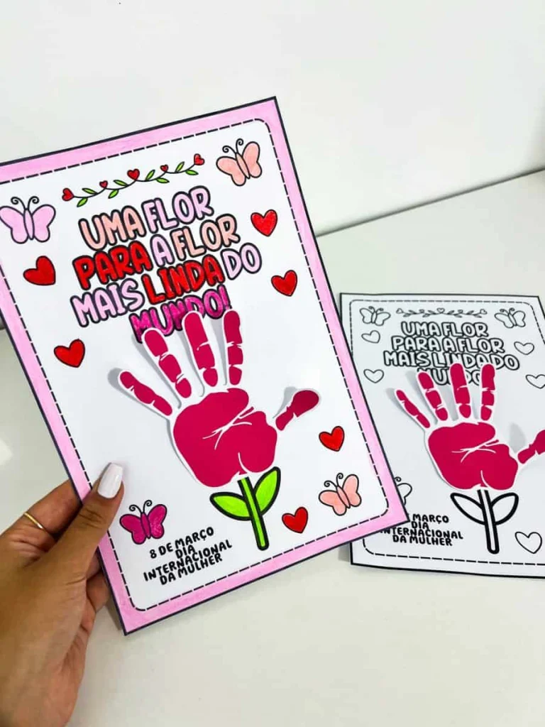 Atividade Mãozinhas para o Dia da Mulher — foto 5