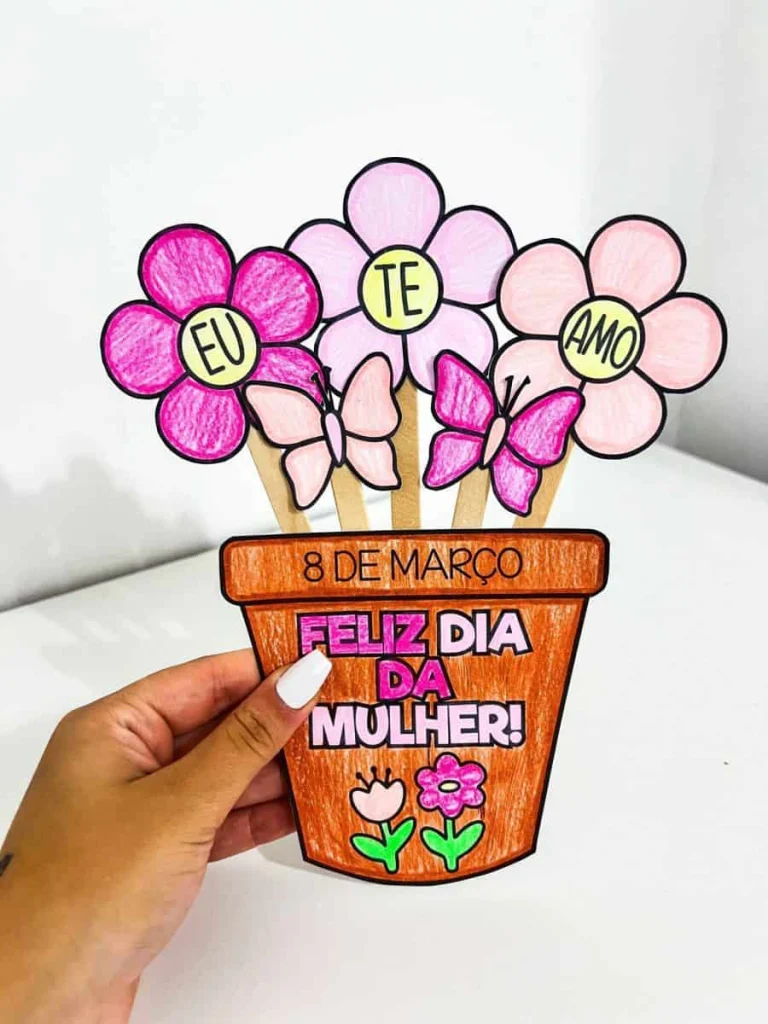 Atividade Vaso de Flor Dia da Mulher — foto 6