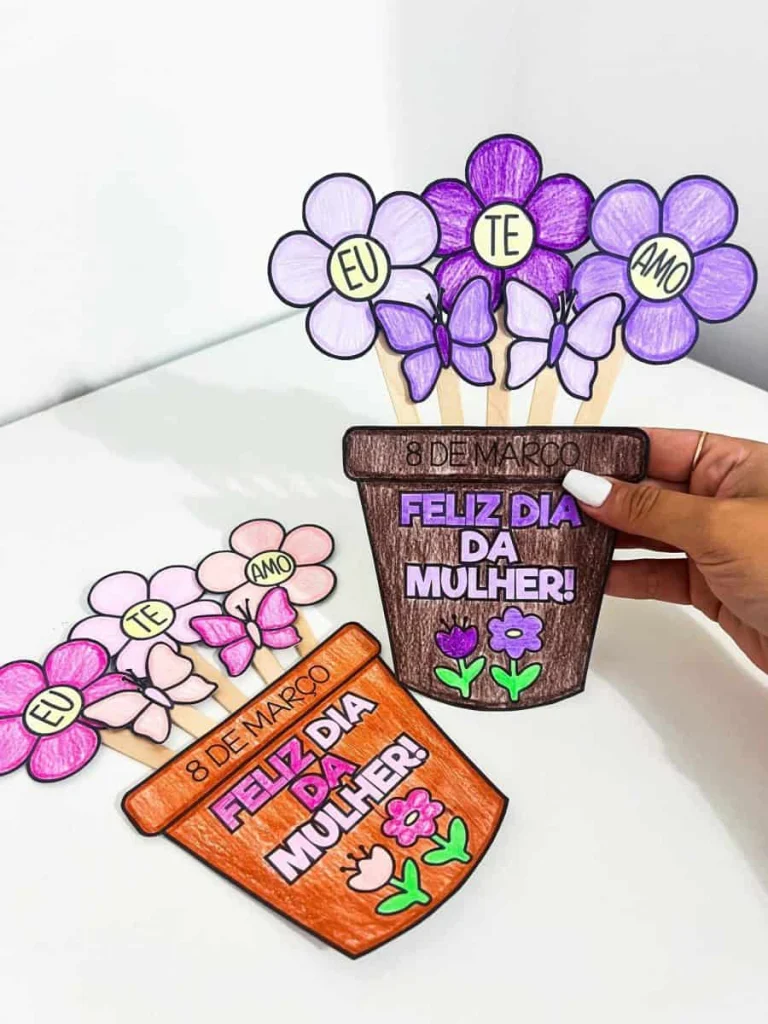 Atividade Vaso de Flor Dia da Mulher — foto 3