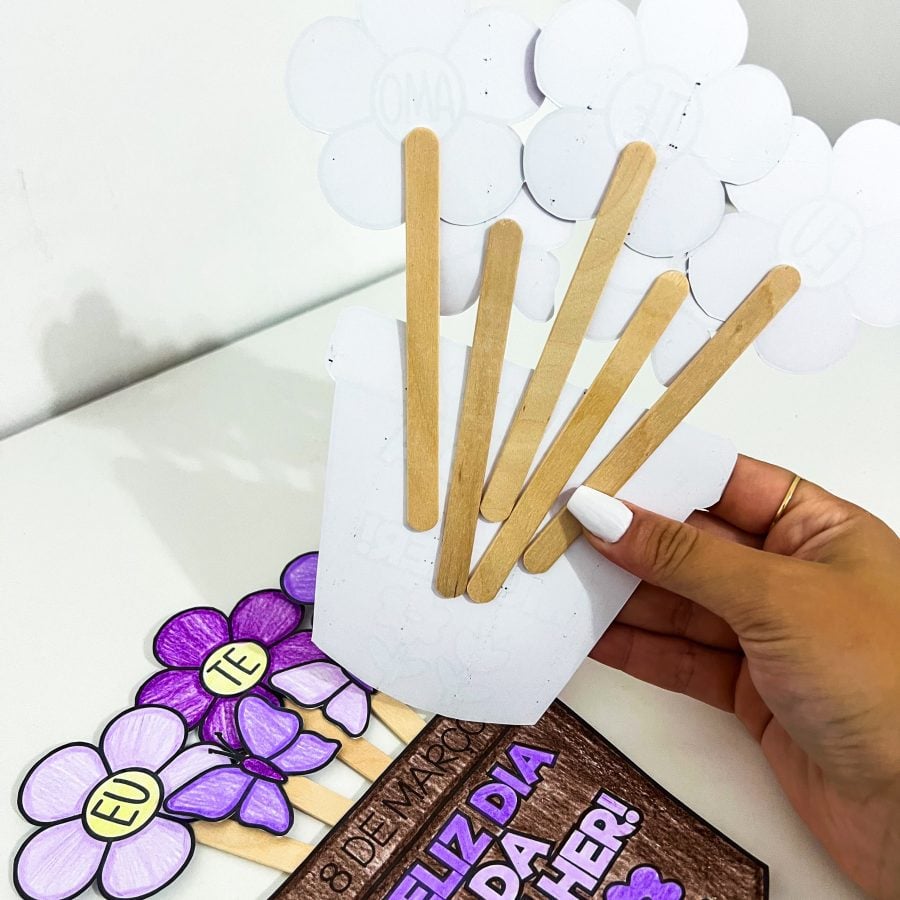 Atividade Dia da Mulher - Vaso de Flor - Dia Internacional da Mulher - Pedagogia de Ideias Atividade Dia da Mulher - Vaso de Flor - Dia Internacional da Mulher