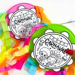 Atividade Interativa de Carnaval - Pandeiro - Carnaval