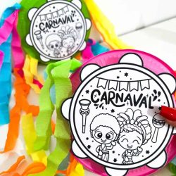 Atividade Interativa de Carnaval - Pandeiro - Carnaval