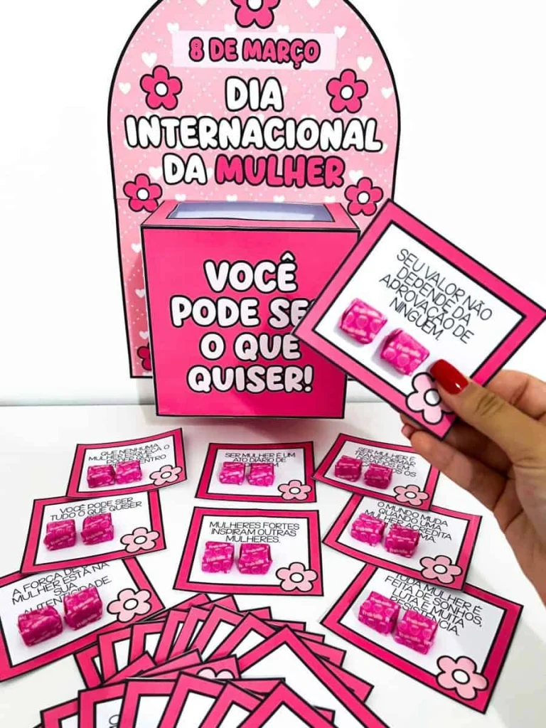 Caixa Motivacional Dia da Mulher — foto 3