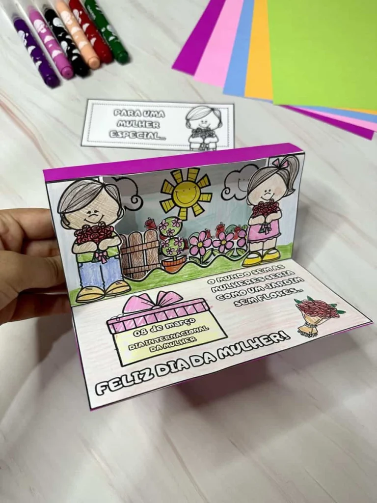 Cartão Jardim 3D Dia da Mulher — foto 4