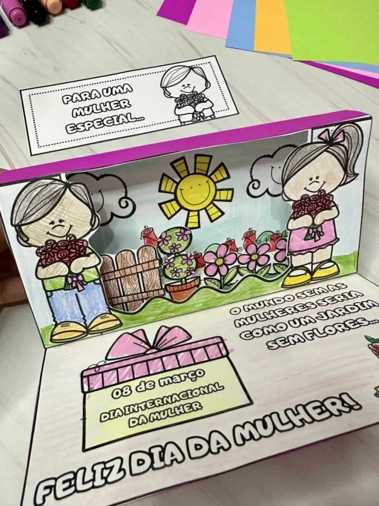 Cartão Jardim 3D Dia da Mulher — foto 7