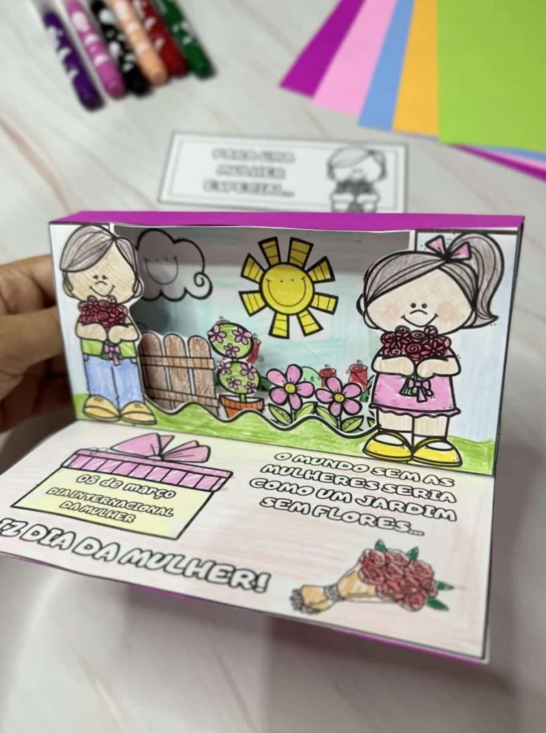 Cartão Jardim 3D Dia da Mulher — foto 8