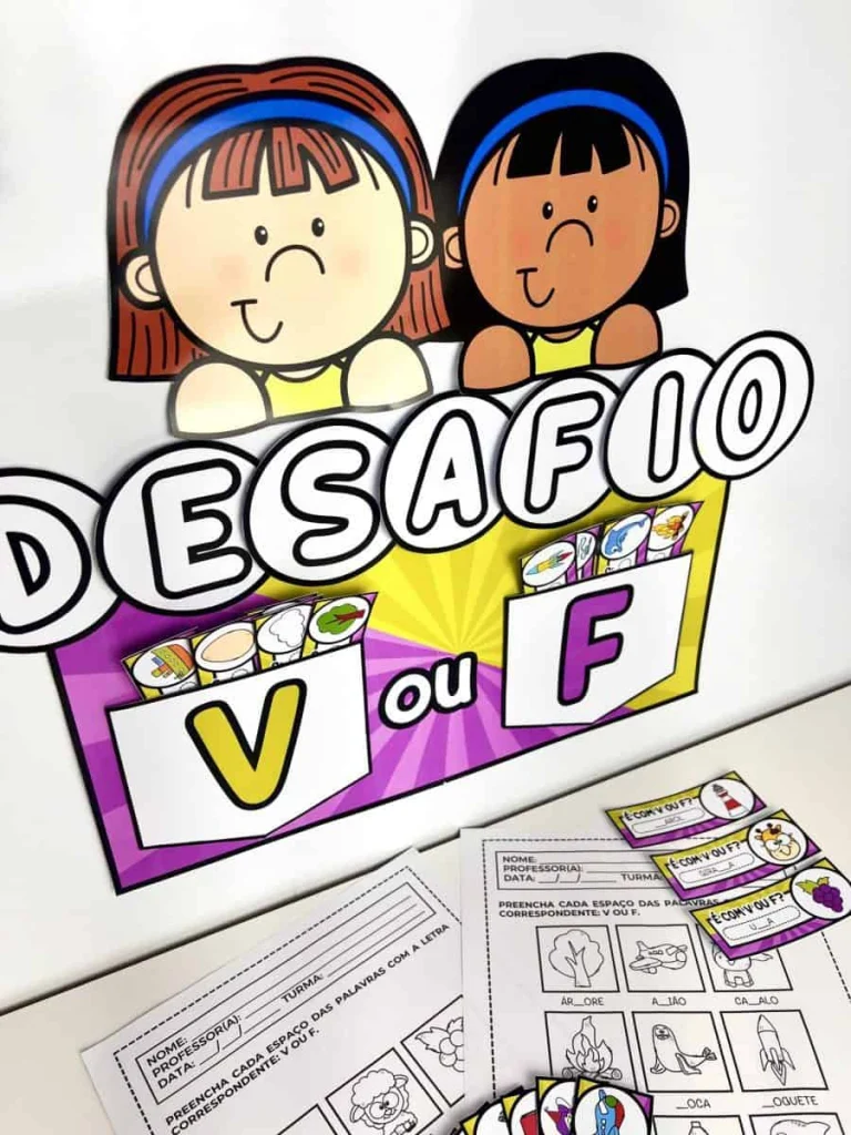 Desafio V ou F para Alfabetização — foto 5