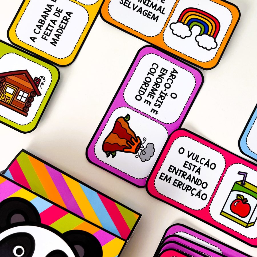 Dominó das Frases - Alfabetização - Pedagogia de Ideias Dominó das Frases - Alfabetização