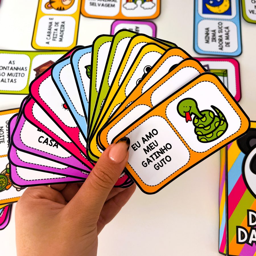 Dominó das Frases - Alfabetização - Pedagogia de Ideias Dominó das Frases - Alfabetização