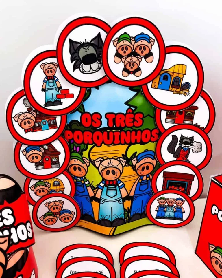 Kit Três Porquinhos para Contação Infantil — foto 3