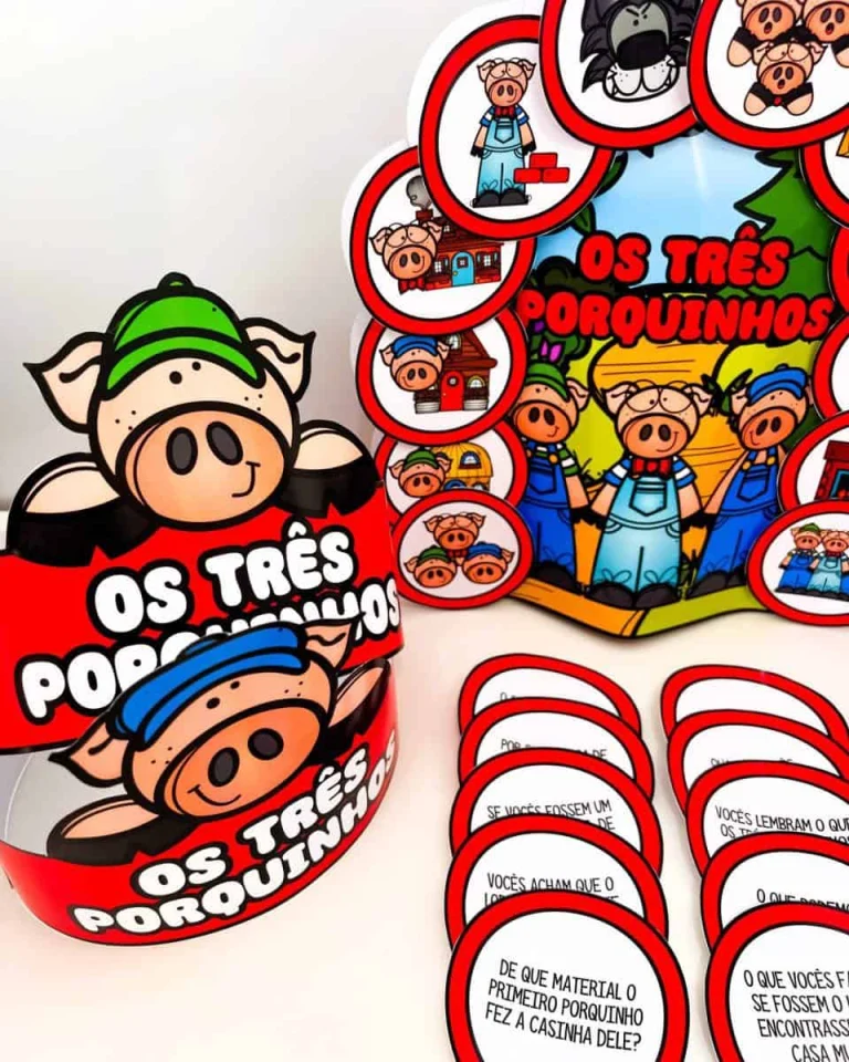 Kit Três Porquinhos para Contação Infantil — foto 5