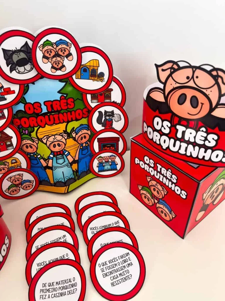 Kit Três Porquinhos para Contação Infantil — foto 4