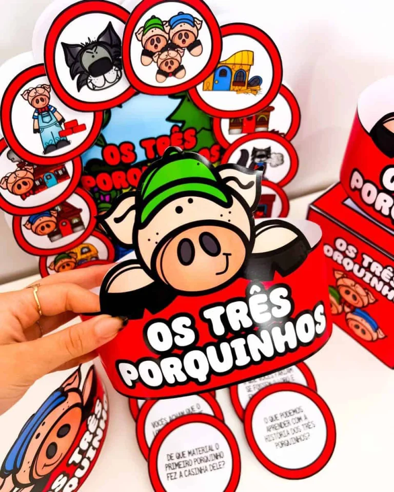 Kit Três Porquinhos para Contação Infantil — foto 11