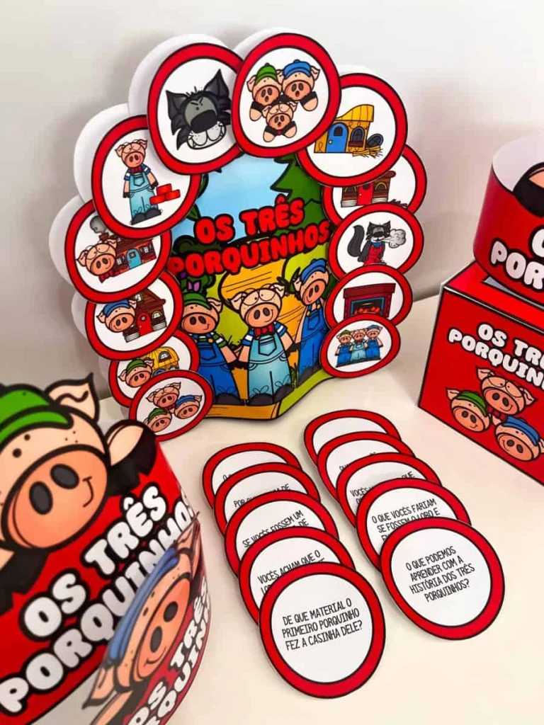 Kit Três Porquinhos para Contação Infantil — foto 9