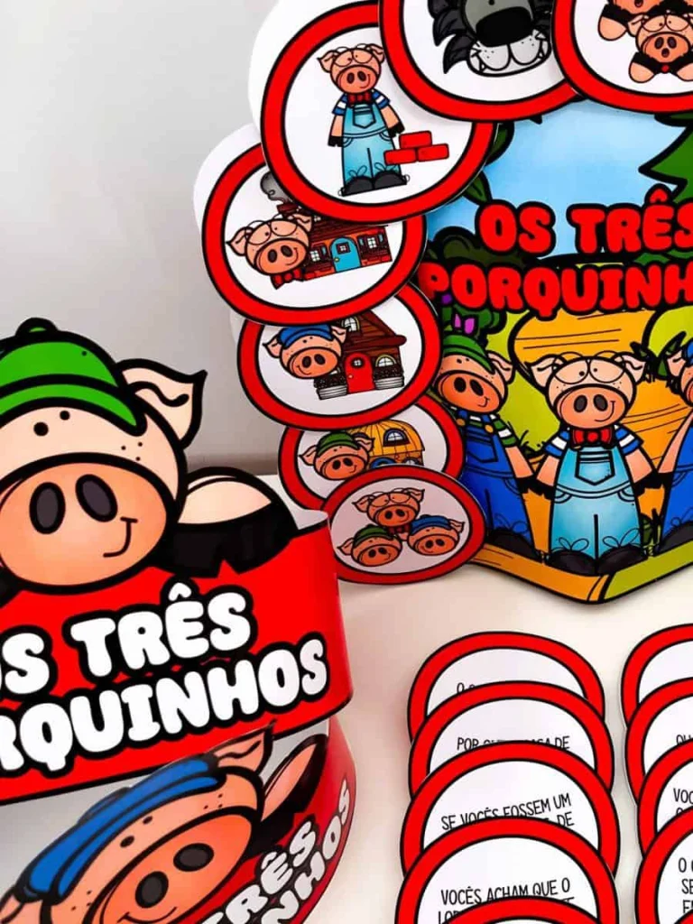 Kit Três Porquinhos para Contação Infantil — foto 8