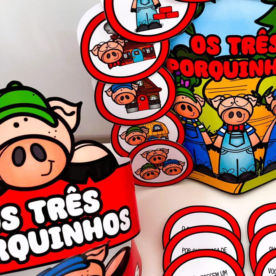 Kit Três Porquinhos - Educação Infantil - Educação Infantil - Pedagogia de Ideias Kit Três Porquinhos - Educação Infantil - Educação Infantil