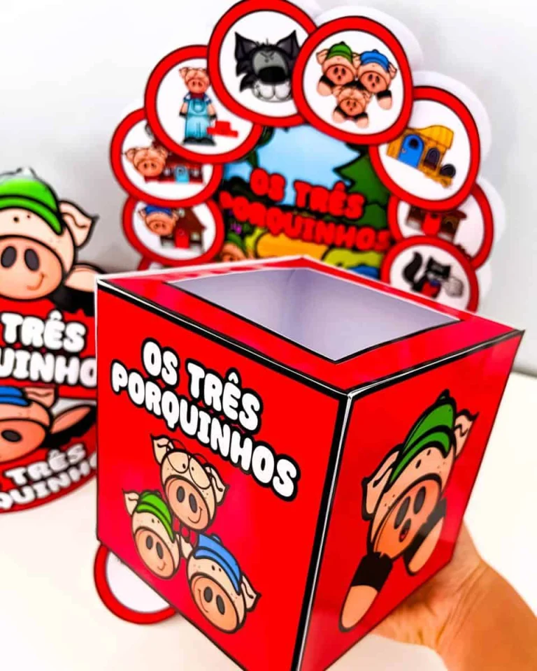 Kit Três Porquinhos para Contação Infantil — foto 2