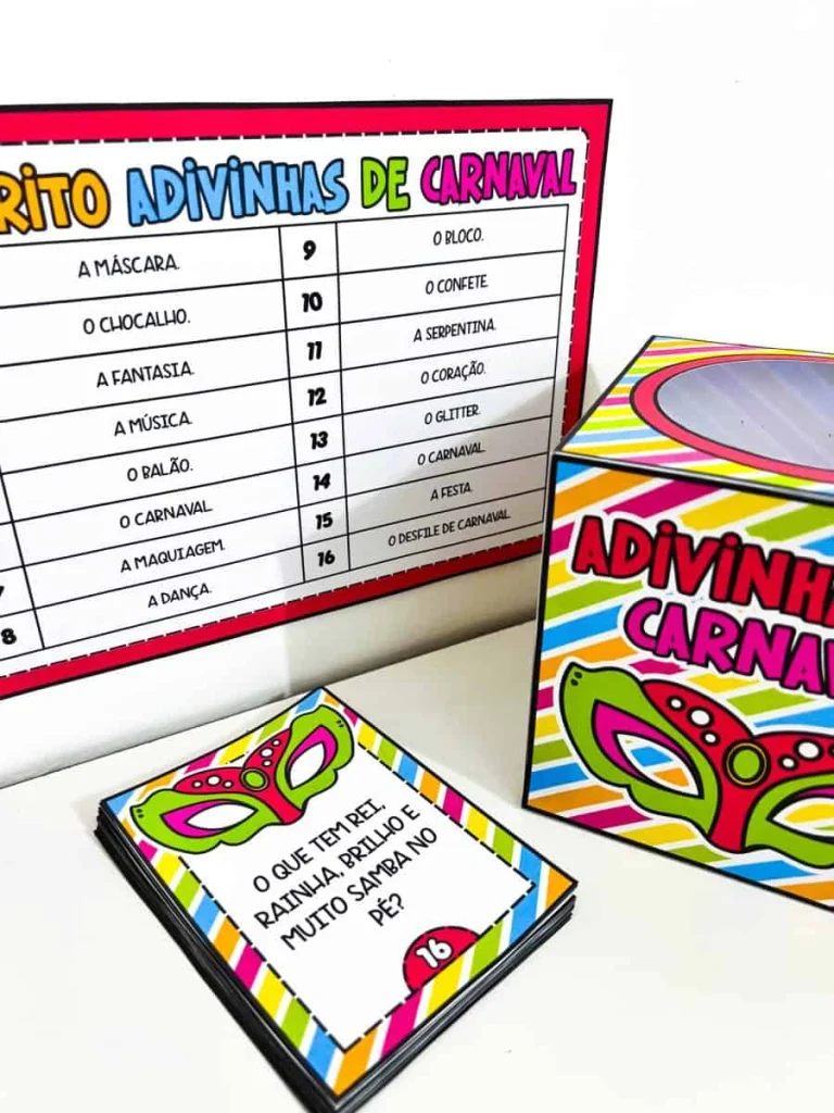 Adivinhas de Carnaval com 16 Fichas — foto 4