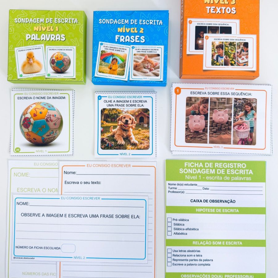 Sondagem de Língua Portuguesa - Alfabetização - Pedagogia de Ideias Sondagem de Língua Portuguesa - Alfabetização