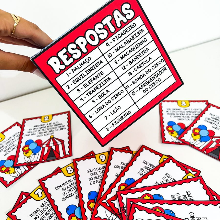 Adivinhas do Circo - Dia do Circo - Pedagogia de Ideias Adivinhas do Circo - Dia do Circo