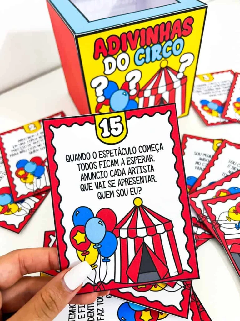 Adivinhas do Circo com 15 Fichas — foto 3