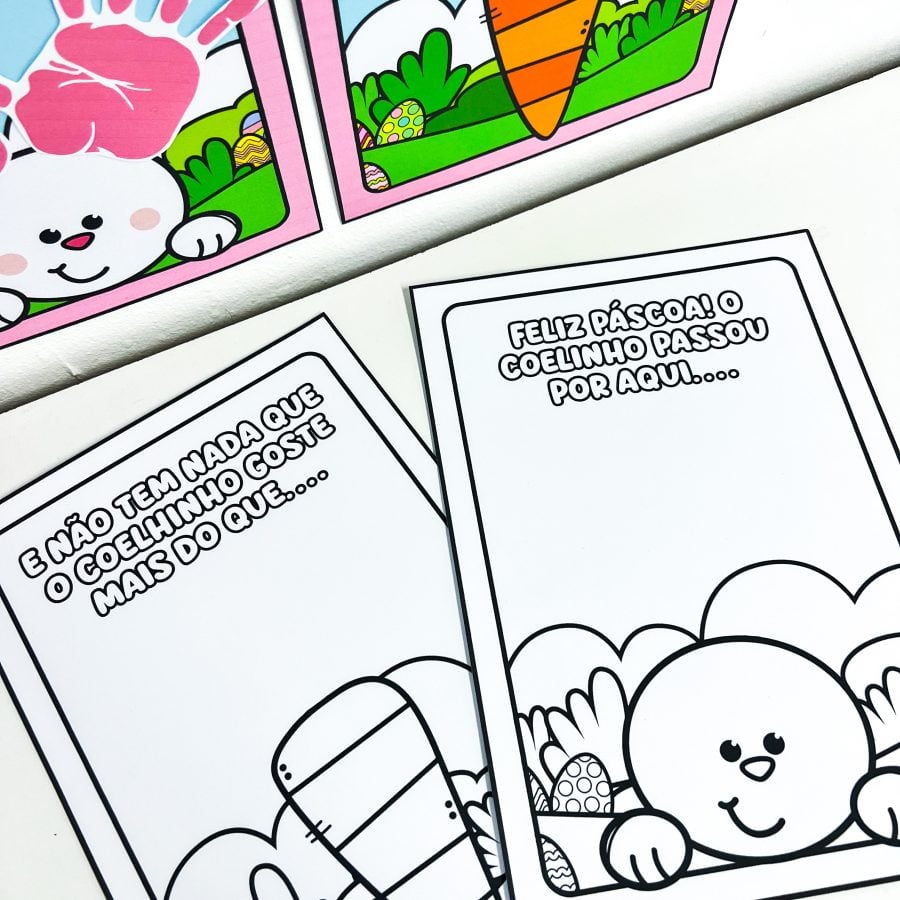 Atividade Interativa de Páscoa - Mãozinhas - Páscoa - Pedagogia de Ideias Atividade Interativa de Páscoa - Mãozinhas - Páscoa