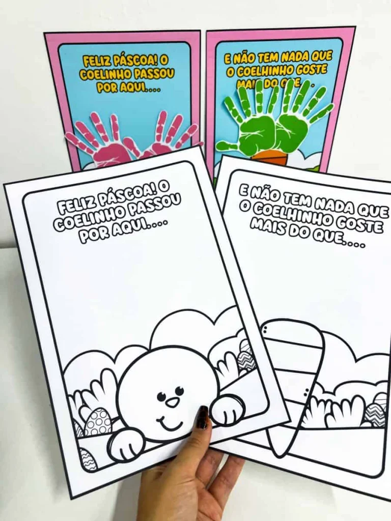 Atividade Interativa de Páscoa Mãozinhas — foto 2