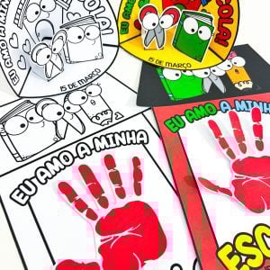 Atividades Dia da Escola Cenário + Mãozinha - Dia da Escola - Pedagogia de Ideias Atividades Dia da Escola Cenário + Mãozinha - Dia da Escola