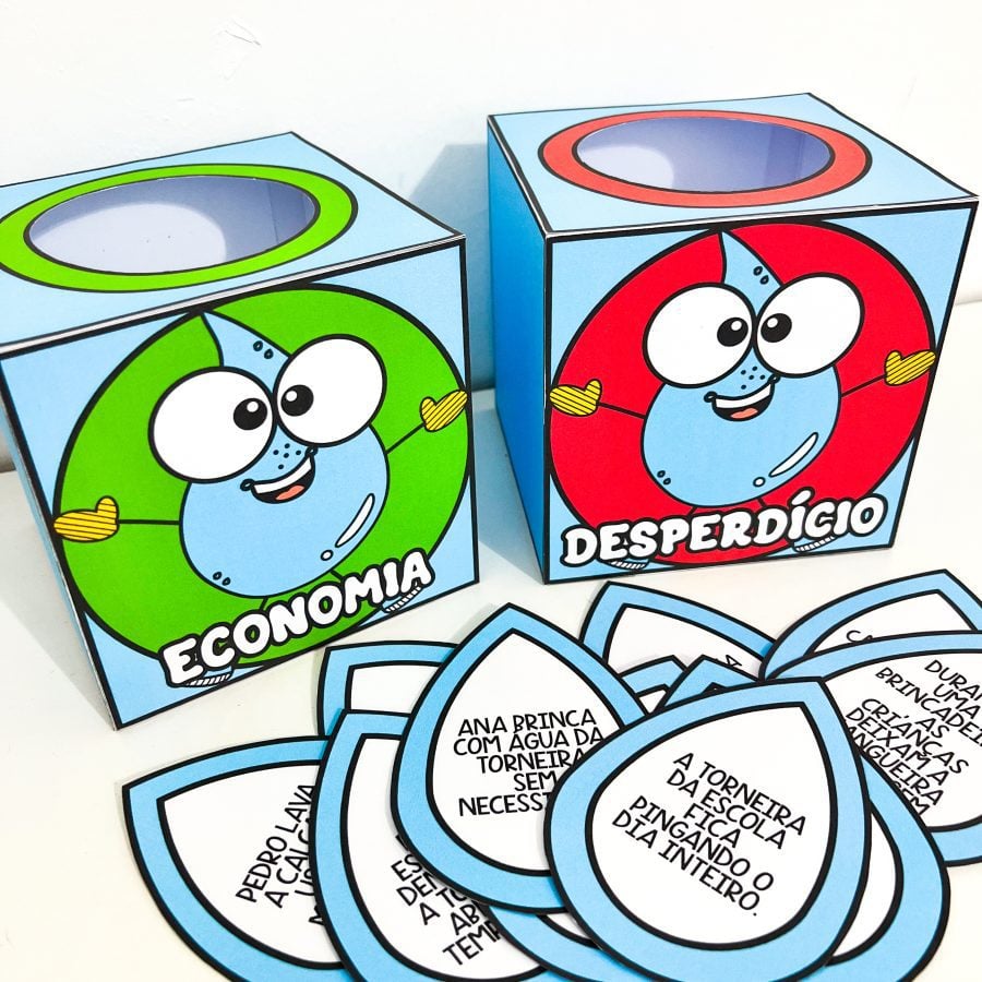 Atos de Economia e Desperdício de Água - Dia da Água - Pedagogia de Ideias Atos de Economia e Desperdício de Água - Dia da Água