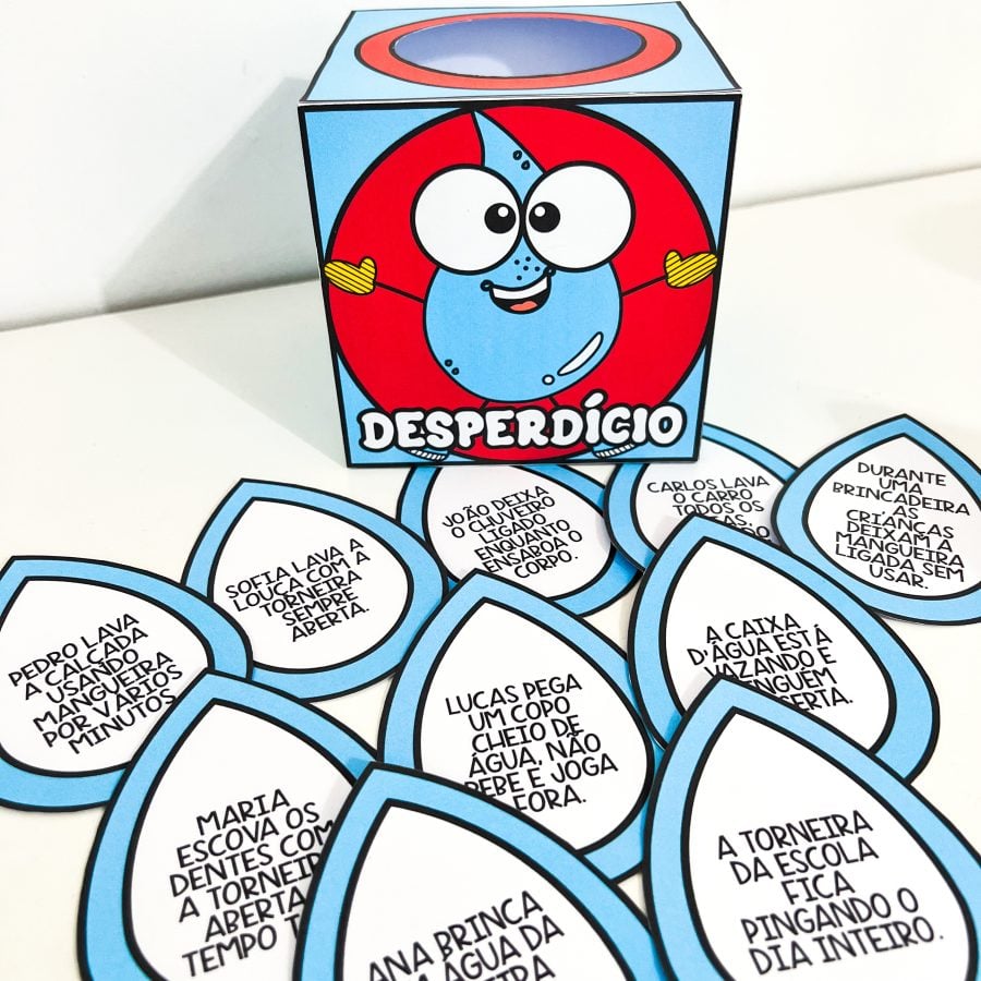 Atos de Economia e Desperdício de Água - Dia da Água - Pedagogia de Ideias Atos de Economia e Desperdício de Água - Dia da Água