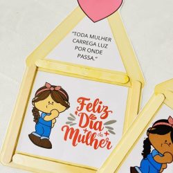 Cartão Interativo – Dia da Mulher - Dia Internacional da Mulher