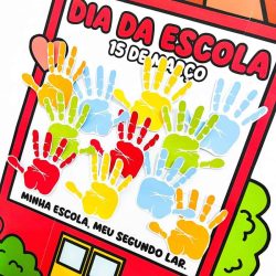 Cartaz Colaborativo - Dia da Escola - Dia da Escola