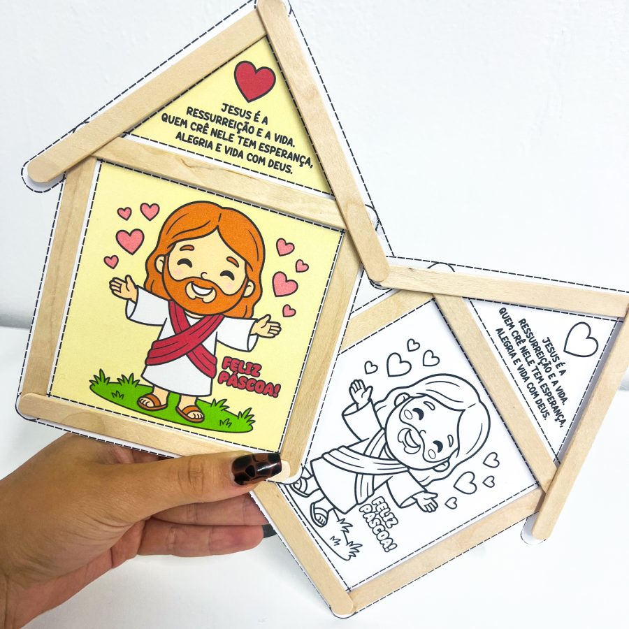 Casinha Páscoa de Jesus - Páscoa - Pedagogia de Ideias Casinha Páscoa de Jesus - Páscoa