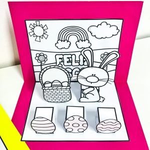 Cenário de Páscoa - Para Colorir - Páscoa