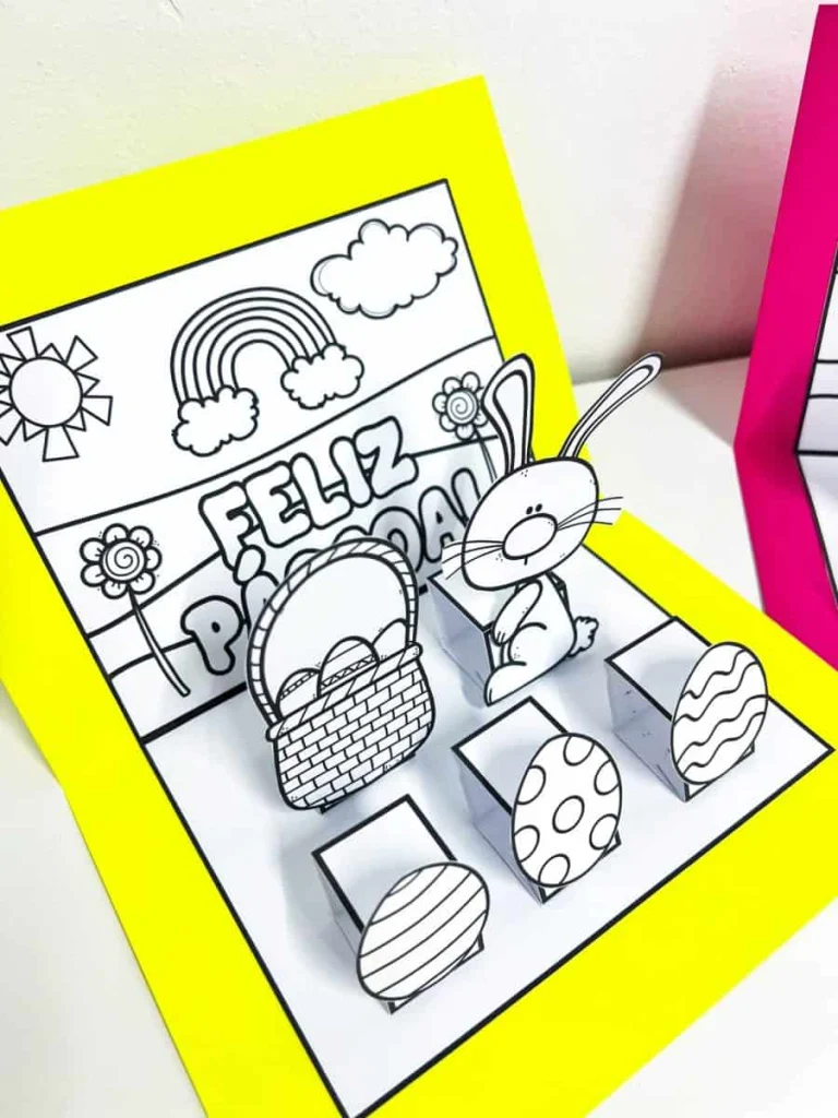 Cenário de Páscoa para Colorir — foto 6