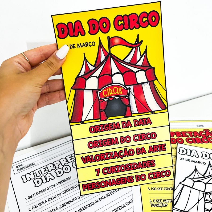 Flipbook + Interpretação Dia do Circo - Dia do Circo - Pedagogia de Ideias Flipbook + Interpretação Dia do Circo - Dia do Circo