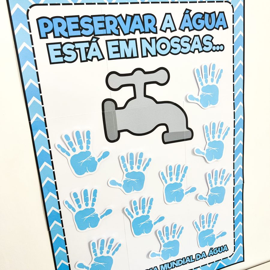 Kit Dia Mundial da Água - Preservar - Dia da Água - Pedagogia de Ideias Kit Dia Mundial da Água - Preservar - Dia da Água