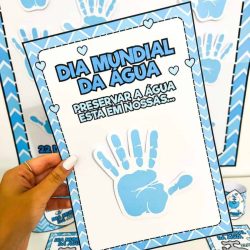 Kit Dia Mundial da Água - Preservar - Dia da Água