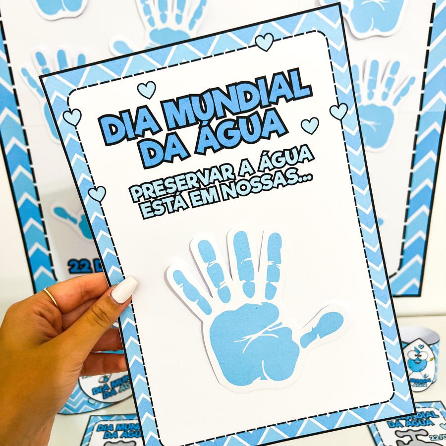 Kit Dia Mundial da Água - Preservar - Dia da Água - Pedagogia de Ideias Kit Dia Mundial da Água - Preservar - Dia da Água