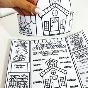 Lapbook e Coroa - Dia da Escola - Dia da Escola - Pedagogia de Ideias Lapbook e Coroa - Dia da Escola - Dia da Escola