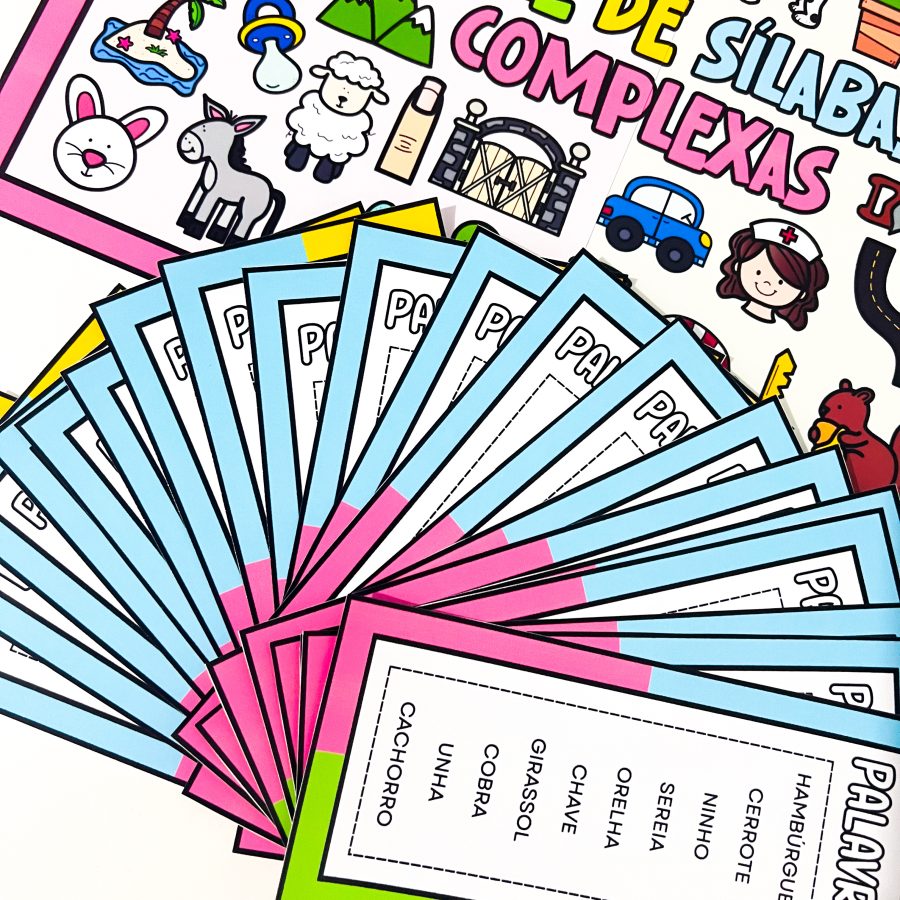 Lince das Palavras de Sílabas Complexas - Alfabetização - Pedagogia de Ideias Lince das Palavras de Sílabas Complexas - Alfabetização