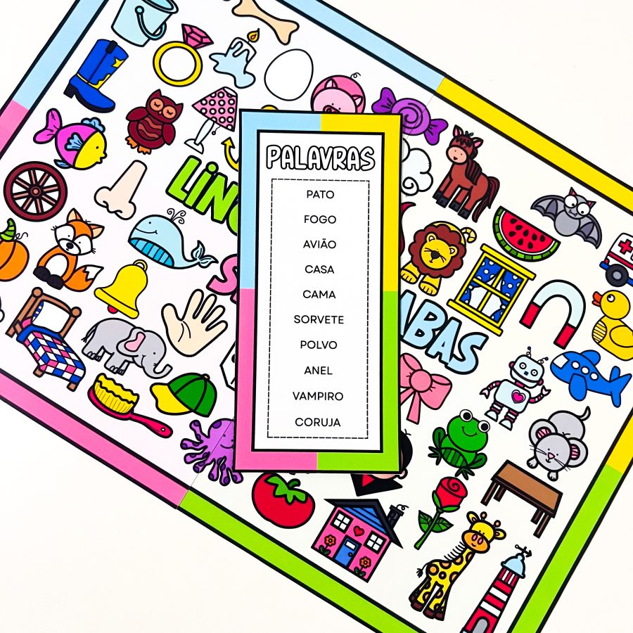 Lince das Palavras de Sílabas Simples - Alfabetização - Pedagogia de Ideias Lince das Palavras de Sílabas Simples - Alfabetização