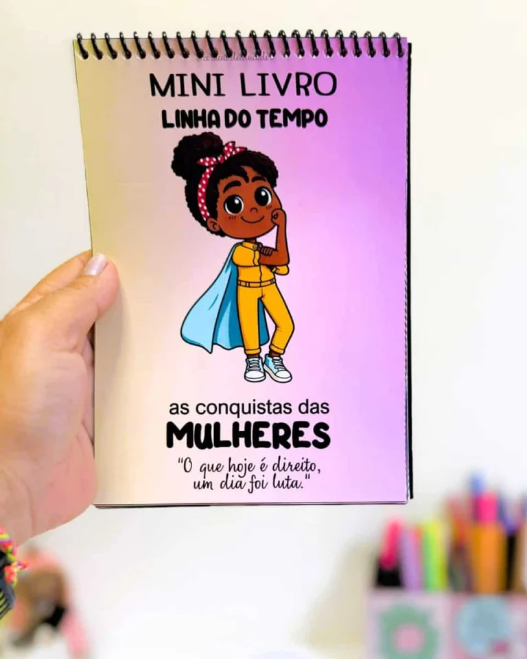 Mini Livro Linha do Tempo das Mulheres — foto 3