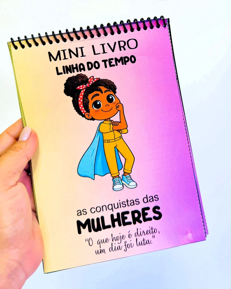 Mini Livro Linha do Tempo das Mulheres — foto 6